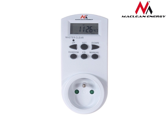 Изображение Timer cyfrowy Energy MCE05 10 programów CD funkcja Random 3600W - Czasomierz - programator