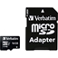 Изображение Verbatim microSDHC          16GB Class 10 UHS-I incl Adapt. 44082