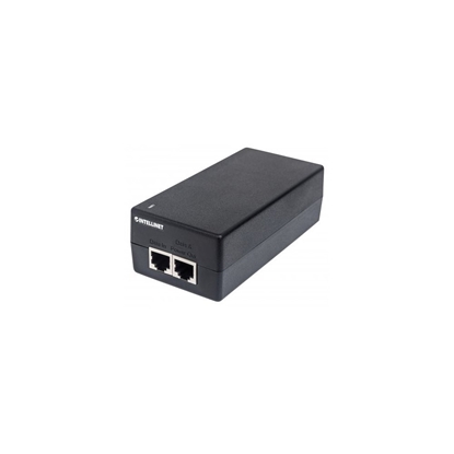 Attēls no Intellinet Gigabit Ultra PoE+ Injector, 1 x 60 W Port, IEEE 802.3bt and IEEE 802.3at/af Compliant, Plastic Housing