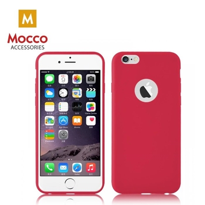 Attēls no Mocco Ultra Slim Soft Matte 0.3 mm Silicone Case for Samsung G920 Galaxy S6 Red