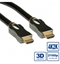 Picture of ROLINE HDMI Ultra HD Cable + Ethernet, M/M, black, 2.0 m