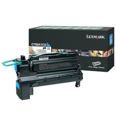 Изображение Lexmark C792A1CG toner cartridge 1 pc(s) Original Cyan