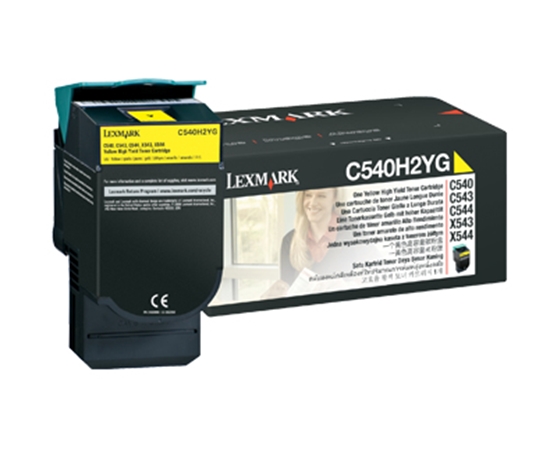 Изображение Lexmark C540H2YG toner cartridge 1 pc(s) Original Yellow