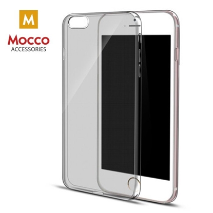 Изображение Mocco Ultra Back Case 0.3 mm Silicone Case for Huawei P8 Transparent-Black