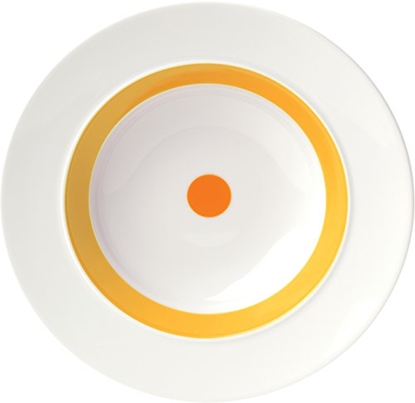 Picture of ViceVersa Soup Plate "The Dot" 23.5cm yellow 15121