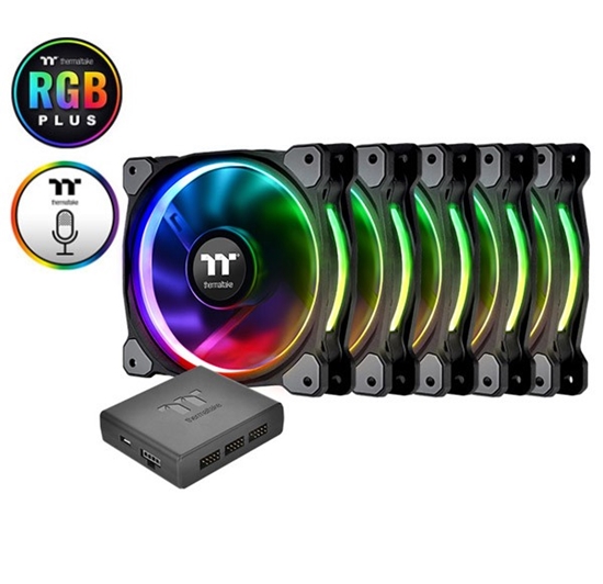 Picture of Riing 14 RGB Plus TT Premium Edition 5 Pack (5x140mm, 500-1400 RPM) 