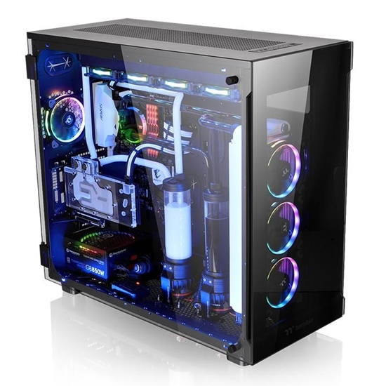 Picture of Obudowa View 91 RGB Riing Tempered Glass XL-ATX Super Tower - Czarna