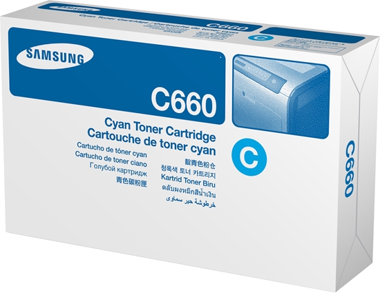 Изображение Samsung CLP-C660B High Yield Cyan Toner Cartridge