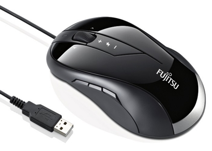 Picture of Fujitsu M520 mouse Ambidextrous USB Type-A Optical 1000 DPI