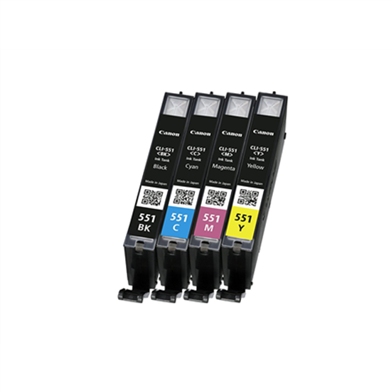 Изображение Canon CLI-551 BK/C/M/Y Ink Cartridge Multipack