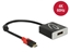 Attēls no Delock Adapter USB Type-C™ male > Displayport female (DP Alt Mode) 4K 60 Hz