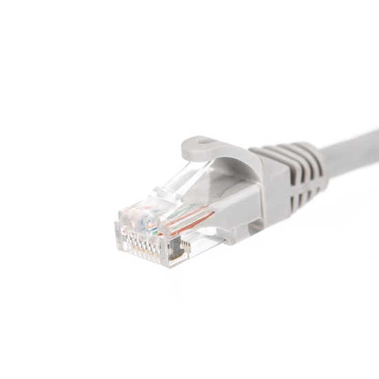 Picture of NetRack patchcord RJ45, kat. 6 UTP, 0.25m szary - BZPAT0256