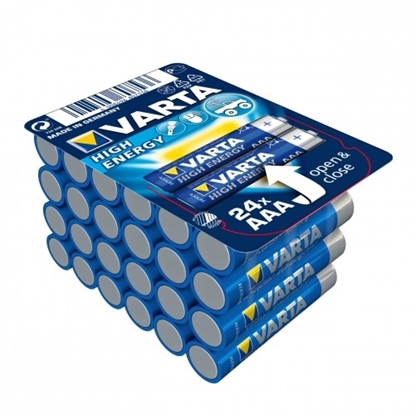 Attēls no Baterie alkaliczne VARTA R3 (AAA) 24 sztuk HIGH ENERGY 