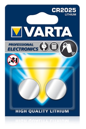 Изображение 1x2 Varta electronic CR 2025