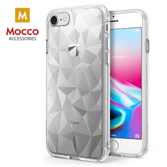 Picture of Mocco Trendy Diamonds Silicone Back Case for Samsung J330 Galaxy J3 (2017) Transparent