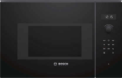 Attēls no BOSCH Built-In Microwave BFL524MB0, 800W, 20L, black