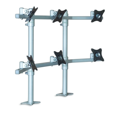 Изображение Edbak SV17 monitor mount / stand 68.6 cm (27") Black Desk