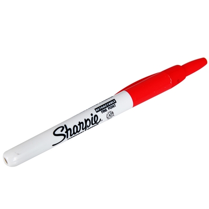 Изображение Marķieris Sharpie Retractable sarkans