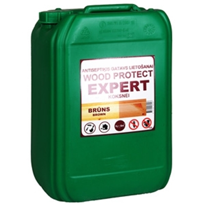 Attēls no Antiseptiķis WOOD PROTECT EXPERT brūns 10l