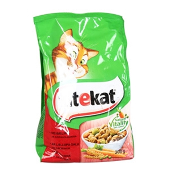 Picture of Barība kaķiem Kitekat ar liellopa gaļu un dārz.300g