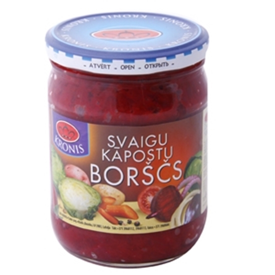 Изображение Zupa svaigu kāpostu borščs 440g