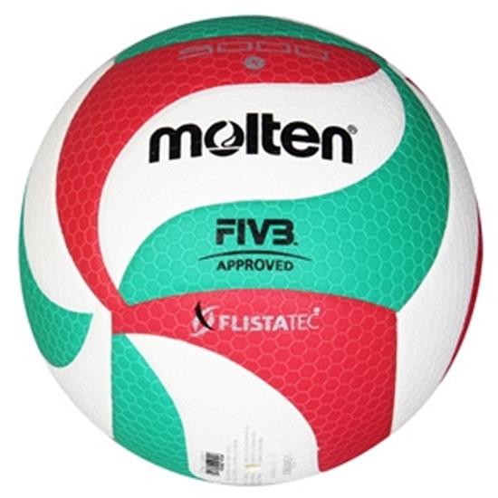 Изображение Volejbola bumba Molten V5M5000, FIVB sertif. krāsaina