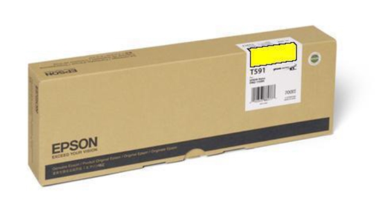 Изображение Epson ink cartridge yellow T 591  700 ml             T 5914