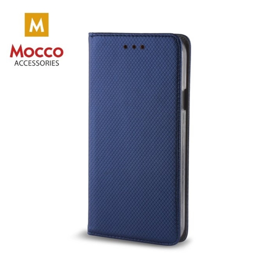 Picture of Mocco Smart Magnet Book Case For Huawei Y7 / Y7 Prime (2018) Blue