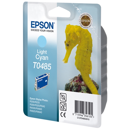 Изображение Epson Seahorse Singlepack Light Cyan T0485