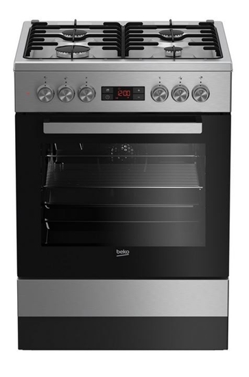 Изображение Beko FSE62320DX cooker Freestanding cooker Gas Stainless steel A