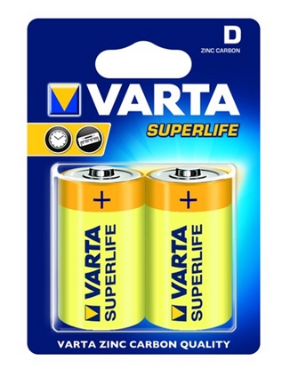 Attēls no Baterija Varta D SuperLife 2pack