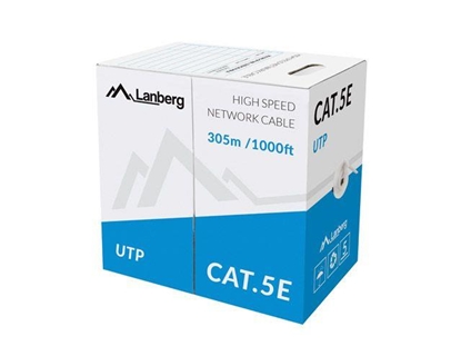 Attēls no LANBERG LCU5-10CC-0305-S UTP solid cable