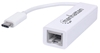Picture of Manhattan USB-C to Gigabit (10/100/1000 Mbps) Network Adapter, White, Equivalent to US1GC30W, supports up to 2 Gbps full-duplex transfer speed, RJ45, Three Year Warranty, Blister