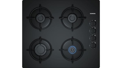 Picture of Siemens EO6B6PB10 hob Black Built-in Gas 4 zone(s)