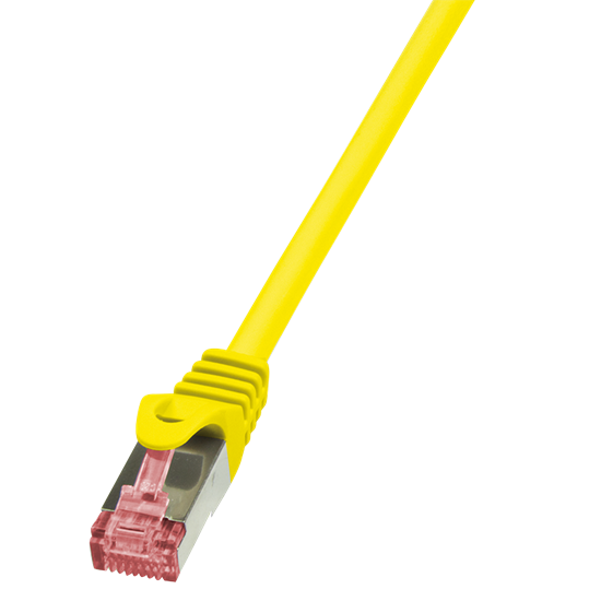 Picture of LogiLink Patchcord CAT6, S/FTP, 0.25m, żółty (CQ2017S)