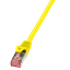 Picture of LogiLink Patchcord CAT6, S/FTP, 0.25m, żółty (CQ2017S)