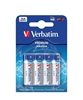 Изображение 1x4 Verbatim Alkaline Battery Mignon AA LR6