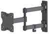 Изображение Manhattan TV & Monitor Mount, Wall, Full Motion, 1 screen, Screen Sizes: 13-27", Black, VESA 75x75 to 100x100mm, 20kg, Tilt & Swivel with 3 Pivots, Lifetime Warranty