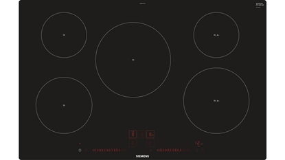 Attēls no Siemens EH801LVC1E hob Black Built-in Zone induction hob 5 zone(s)