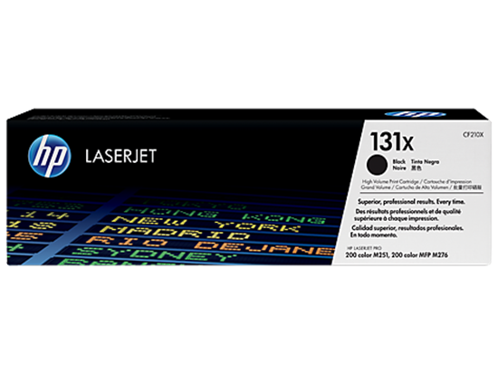 Picture of HP 131X High Capacity Black Laser Toner Cartridge, 2400 pages, for HP LaserJet Pro 200 M276n, M276nw