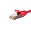 Picture of NetRack patchcord RJ45, osłonka zalewana, kat. 5e FTP, 0.5m czerwony (BZPAT05FR)