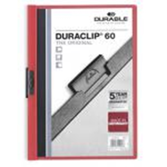 Изображение *Mape Duraclip Original 60 DURABLE,  sarkana