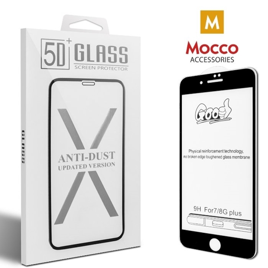 Picture of Mocco Full Face / Full Glue Tempered Glass Full Coveraged with Frame Apple iPhone 6 / 6S Black