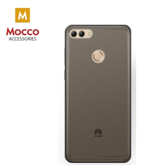 Picture of Mocco Ultra Back Case 0.3 mm Silicone Case for Huawei P20 Transparent-Black