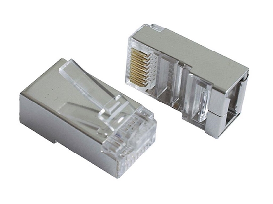 Изображение Konektors Gembird RJ45 Male 10pack Shielded modular