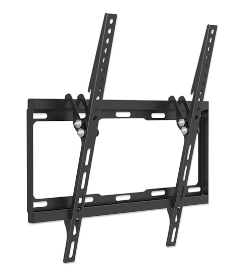 Picture of Manhattan TV & Monitor Mount, Wall, Tilt, 1 screen, Screen Sizes: 32-55", Black, VESA 200x200 to 400x400mm, Max 35kg, LFD, Lifetime Warranty