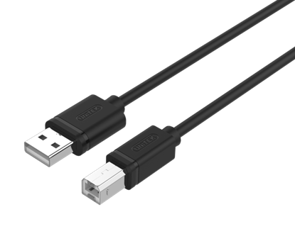 Attēls no Kabel USB Unitek USB-A - micro-B 2 m Czarny (Y-C4001GBK)