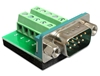 Picture of Delock Adapter Sub-D 9 pin male  Terminal block 10 pin