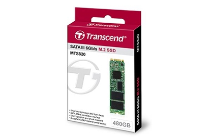 Attēls no Dysk SSD Transcend MTS820S 480GB M.2 2280 SATA III (TS480GMTS820S)