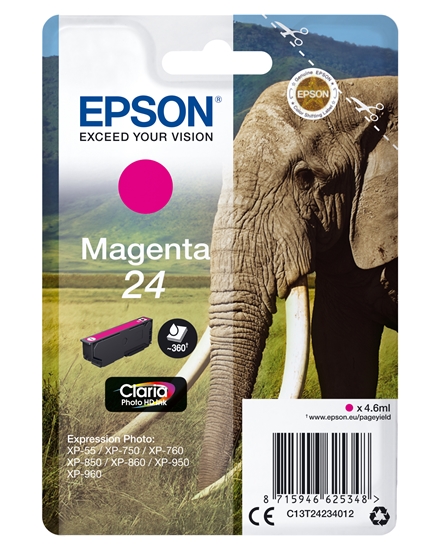 Picture of Epson ink cartridge magenta Claria Photo HD T 242     T 2423